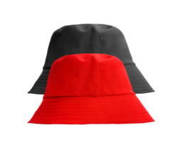 red bucket hat transparent png
