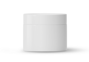 close up of beauty cream container, transparent background png