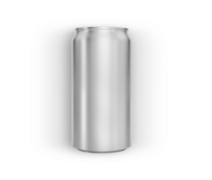 Aluminum drink can, transparent background png