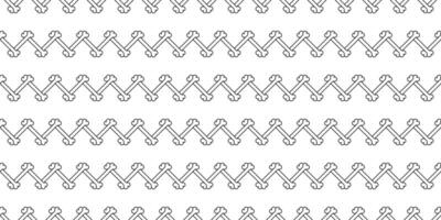 dog bone seamless pattern zigzag footprint french bulldog puppy pet cartoon skeleton halloween ghost tile background repeat wallpaper scarf isolated doodle illustration design vector