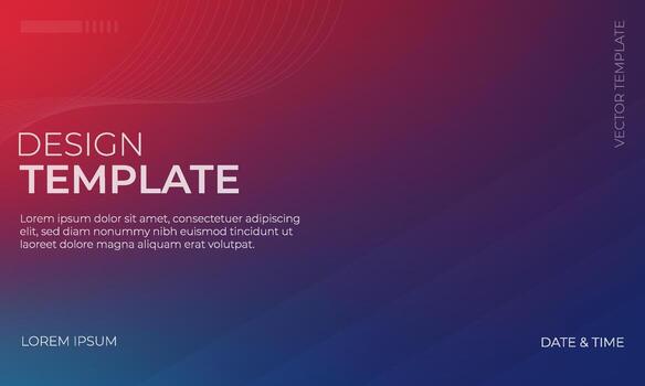 azul y rojo degradado antecedentes para diverso creativo diseño aplicaciones vector