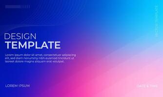 Stylish Blue and Pink Gradient Background Collection vector