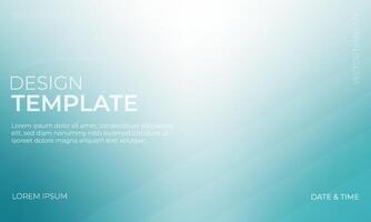 Blue White Teal Gradient Background for Designs vector