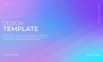 Charming Cyan and Lavender Gradient for Visual Projects vector