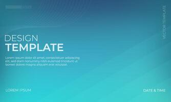 Cyan Gradient Background for Modern Design Projects and Websites vector