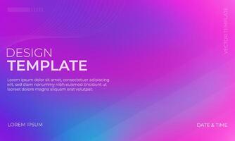 Vibrant Cyan and Magenta Gradient for Creative Projects vector