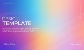 Colorful Spectrum Serenity Background Gradient for Design Projects vector