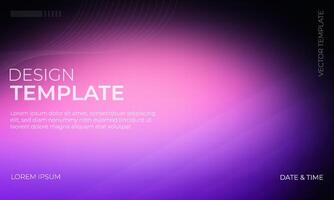 Graceful Black Pink and Lavender Gradient Background for Elegant Designs vector