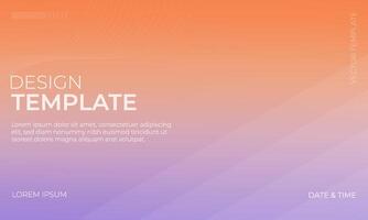 Abstract Blue Orange Lavender Gradient Background Design vector