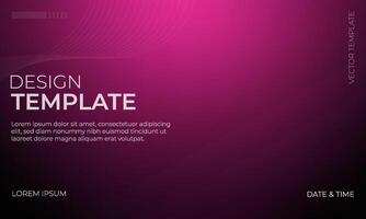 Trendy Black and Magenta Gradient Illustration vector