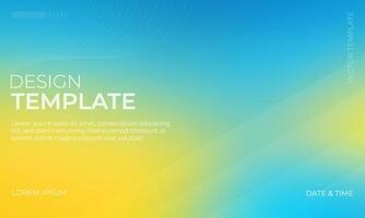 Captivating Blue Yellow Cyan Gradient Background for Projects vector