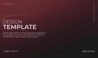 Stylish Black and Maroon Gradient Background Design vector