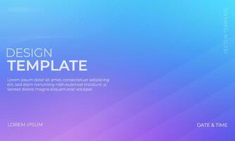 Vibrant Blue Cyan and Lavender Gradient Background vector