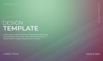 Beautiful Gradient Background in Green Lavender and Maroon vector