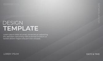 Stylish Gray Gradient Background Design vector