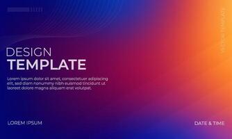 Elegant Blue Orange and Maroon Gradient Texture Background vector