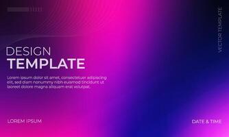 Sophisticated Black Pink Navy Gradient Background Design vector