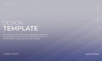 Elegant Gray and Indigo Gradient Background Illustration vector