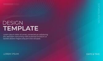 Elegant Cyan and Maroon Gradient Background Design vector