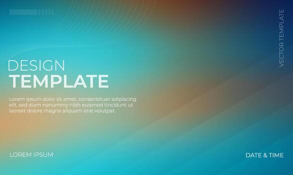 maravilloso azul marrón y turquesa degradado antecedentes para visual proyectos vector