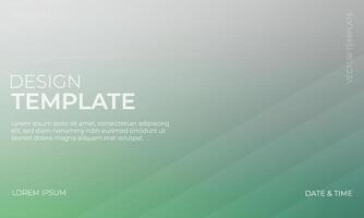 Minimalist Green and Gray Gradient Background Design vector