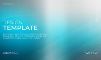 Sleek Gray and Cyan Gradient Background Illustration vector