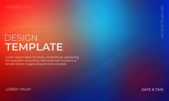 Sophisticated Blue Red Brown Gradient Background Illustration vector