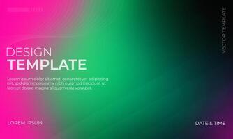Green Black Magenta Gradient Background for Artistic Designs vector