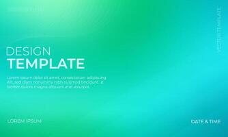 Green and Cyan Gradient Abstract Background Artwork vector