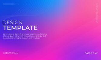 Sleek Blue Pink Magenta Gradient Background Design vector