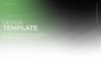 Elegant Green Black and White Gradient Background for Fashion Design vector