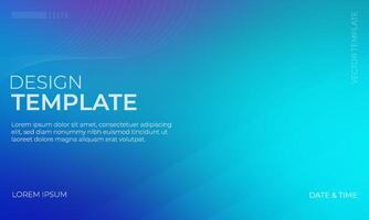 Abstract Blue Teal and Cyan Gradient Wallpaper Design vector