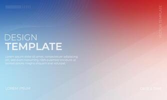 Soft Blue Red and White Gradient Background for Designs vector