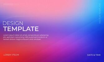 Stunning Blue Red and Lavender Gradient Background Artwork vector