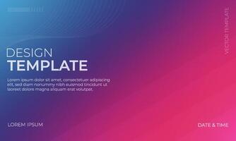 Unique Blue Red and Magenta Gradient Background Artwork vector