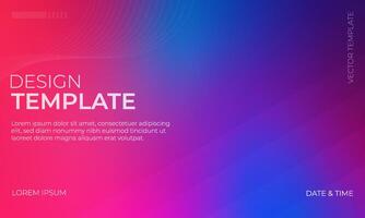 Colorful Blue Red and Magenta Gradient Background Illustration vector