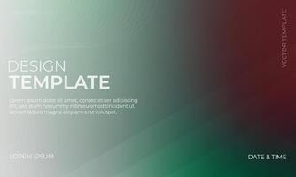 Contemporary Gradient Design with Green and Maroon vector