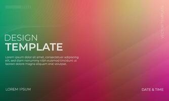 Creative Green Brown and Magenta Gradient Background Art vector