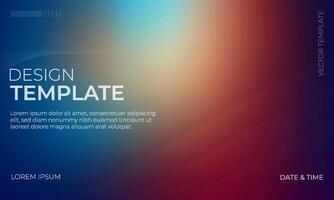 Beautiful Blue Brown Maroon Background Gradient Design vector