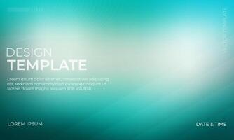 Trendy Teal Green and Gray Gradient Background Design vector