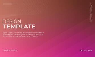Beautiful Brown and Magenta Gradient Background vector