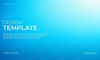 Abstract Blue White and Cyan Gradient Background Template vector