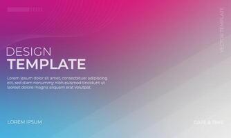 Vibrant Blue Gray and Magenta Gradient Background Design vector