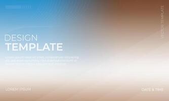 Modern Blue White and Brown Gradient Background Design vector