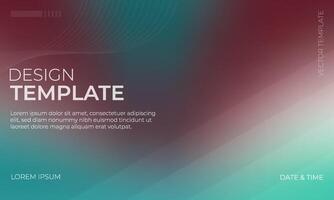 Sophisticated Green Cyan Maroon Gradient Background Artwork vector