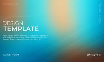 Stunning Blue Brown Cyan Gradient Background vector