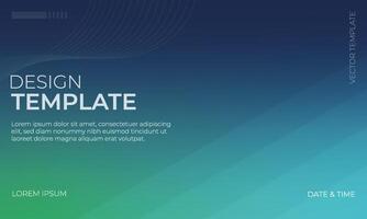 Green Cyan Navy Background Gradient Illustration vector