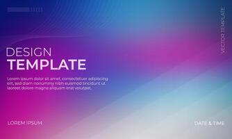 Beautiful Blue Gray Magenta Gradient Background vector