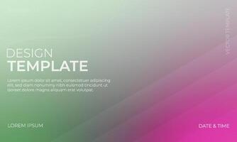 Abstract Green Gray and Magenta Gradient Background vector