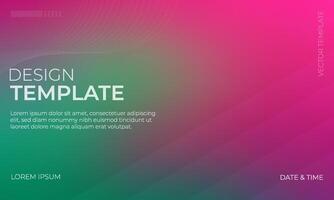 Digital Artwork with Green and Magenta Gradient Background for Creative Projects vector